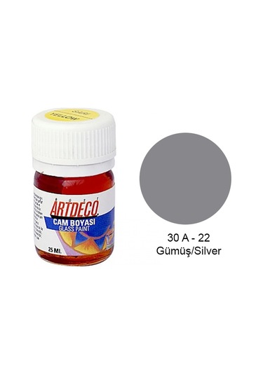 Artdeco Cam Boyası 25Ml - Gümüş