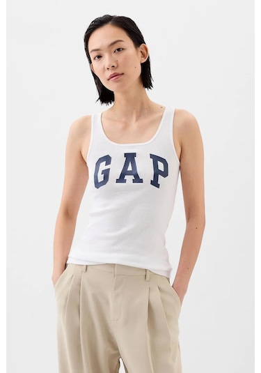 Gap V-sl Bf Kadın Atlet Beyaz