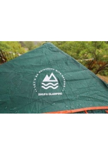 Shufa Tam Otomatik Su Ve Rüzgar Geçirmez Gölgelikli Tenteli 4-6 Kişilik Kamp Çadırı 240 240 155cm Koyu Yeşil