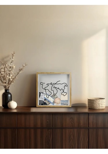 Moon Lotus Ahşap Para Ve Anı Köleşi 278961627