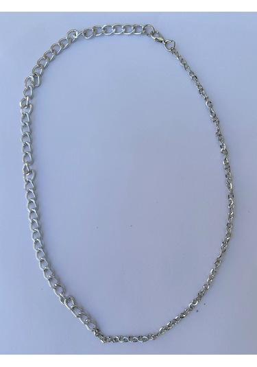 Paytak Moda Gümüş Rengi Zincir Kolye Unisex Zincir Kolye Pytkznckly243