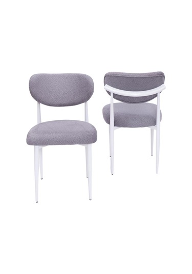 Star Polo Siyah Mermer Mutfak Masa Sandalye Takımı 82x138 Beyaz