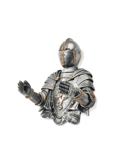 Knight Roma Asker Doku Tutucu Stil Duvar Asılı Yaratıcı Mutfak Rulo Kağıt Doku Kutusu Tuvalet Rulo Standı Kağıt Tutucular Gümüş Altın