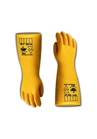 İzole Elektrikçi Eldiveni İş Güvenliği 5kv Eldiven Catu Mark Std
