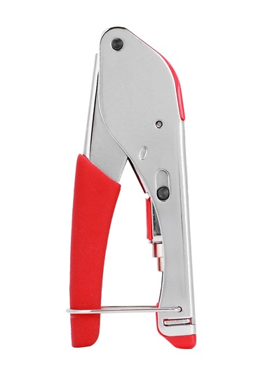 Pres Sıkma Pensesi F Tipi Sıkıştırma Sıkma Pensesi Koaksiyel Kablo Alet Çelik Kaymaz Saplı