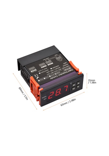 Monyee Wk7016c1 Akıllı Sıcaklık Kontrol Cihazı - 5a 220v - Isıtma/soğutma Otomatik Değişim - Hassas Algılama - Gecikme Koruması - Veri Kilidi - Abs Malzeme