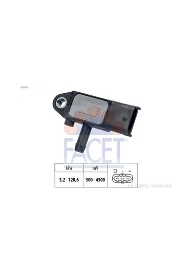 Opel Meriva A Egzoz Basinc Sensoru 1.3 Cdti 2005-2011 Facet 103273