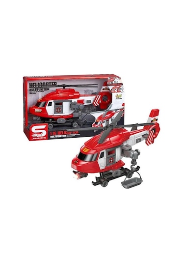 Ctoys Kurtarma Helikopteri Kırmızı Js128a