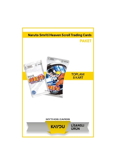 Naruto Smriti Heaven Scroll Trading Cards - Paket