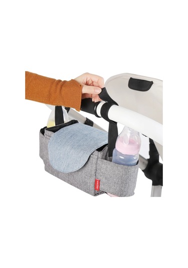 Jialan Bebek Bezi Çantası Bebek Süt Şişesi Yalıtım Çantaları Gri