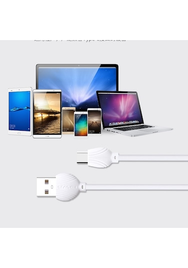 Awei Cl-62 2 İn 1 2.5a Usb-c / Type-c Şarj + Aktarım Alüminyum Alaşımlı Çift Yüzeyli Girişi Veri Kablosu, Uzunluk: 1m Kırmızı
