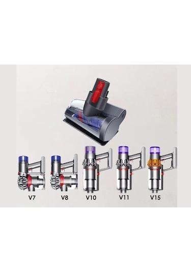 Dyson Uyumlu V10, V11, V15 İle Uyumlu Mini Türbin Başlık Anti-tangle