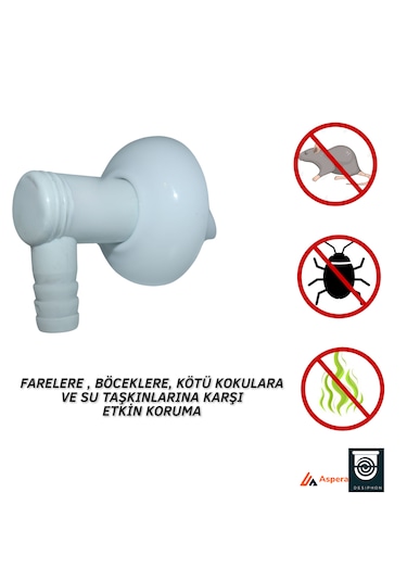 Çamaşır Ve Bulaşık Makinesi Gider Koku Önleyici Çekvalf Adaptör C