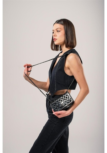 Ççs Kadın 17772 Omuz Askılı El Çantası Siyah