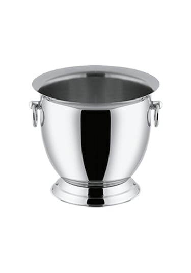 Paslanmaz Çelik Ayaklı Şampanya Şarap Buz Kovası 18 x 15 CM