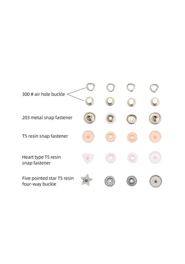 Hangfox Mavi 300'lü Takım: Metal-resin四合扣, Göz Delikli Kanca Ve Profesyonel El Basma Presi Yükleme Aracı