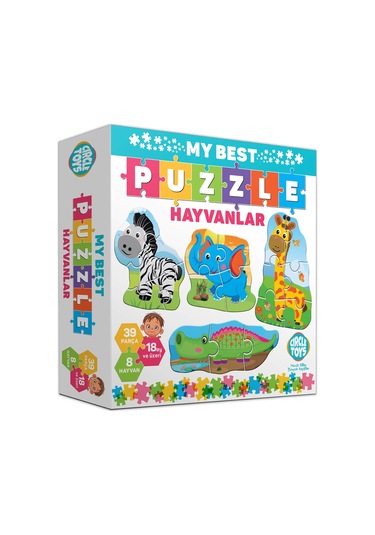 Circle Toys My  Best Puzzle Hayvanlar