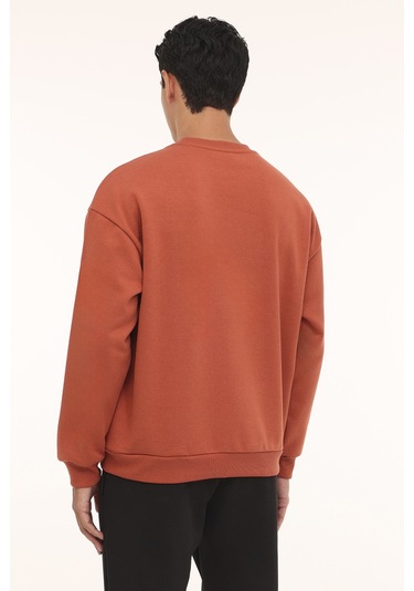 Kinetix Ml Fıre 16otd103 4pr Kiremit Erkek Sweatshirt Kırmızı