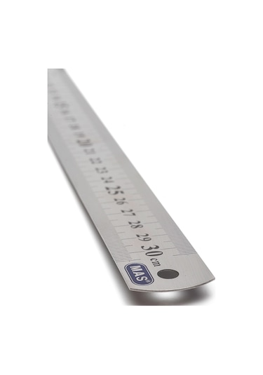 Mas 2330 Çelik Cetvel 30 CM Metal