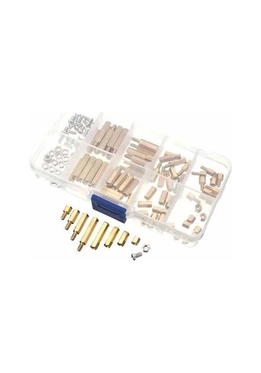 Trendooze Vida, Ve Ve Tamir Standoff Somun Seti: Pratik Pirinç Pcb Parça Montaj M3 İçin Hırdavat Çözüm Çeşitleriyle 120 Vk