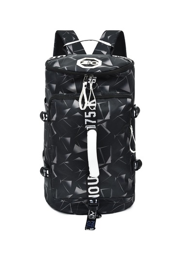 Büyük Kapasiteli Omuz Seyahat Spor Çantası Siyah