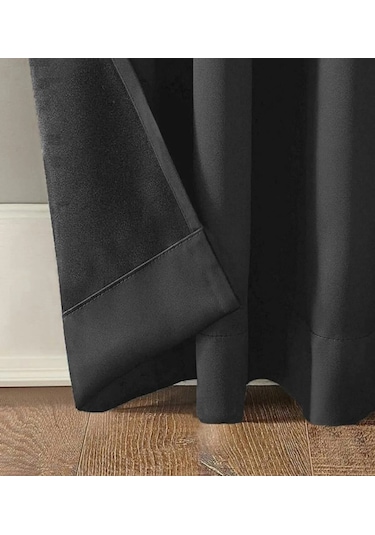 As Perde Antrasit Blackout Karartma Fon Perde Antrasit