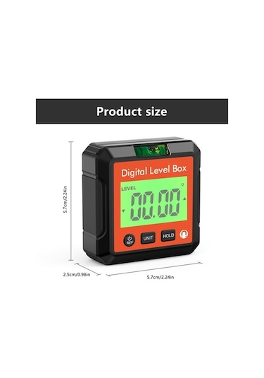 Pazly Veya Siyah Ölçer Malzeme Kırmızı, Jd10 Hassasiyet Beyaz Açı Abs 0.1 - Lv