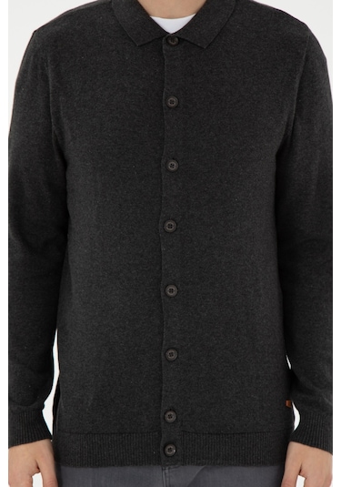 U.s. Polo Assn. Erkek Antrasit Melanj Hırka Triko 50297074-vr081 Antrasit Melanj