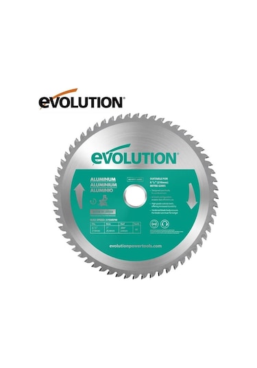 Evolution A210tct-60ms Alüminyum Daire Testere Bıçağı, 210mm