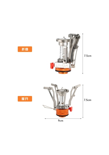 Açık Kamp Piknik Sobaları Kafaları İçilebilir Katlanabilir