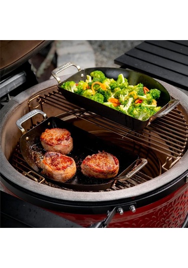 Kamado Joe Yarım Ay Karbon Çelik Tava Seti