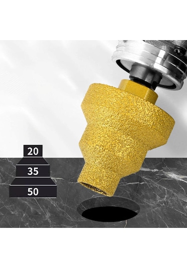 Suntek Elmas Eğimli Pah Kırma Ucu Fayanslar Granit Için Havşa