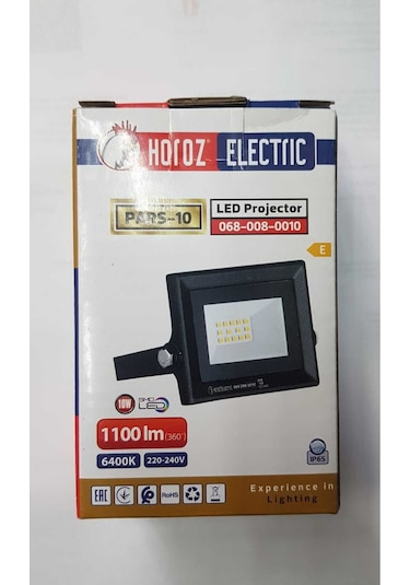 10w Led Projektör Horoz Yeni Pars 10 Beyaz