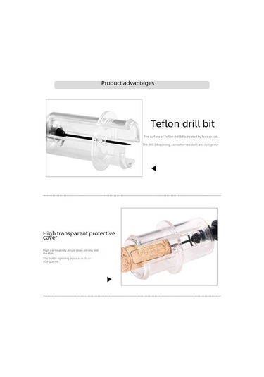 Xiyyadms Alüminyum Şarjlı Şarap Açıcı Seti - Dayanıklı, Kolay Kullanım, Ev/restoran Uygun, Toplu Satış İçin Diğer