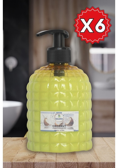 Sıvı Sabun H.cevizi Coconut 500 Ml 6 Adet