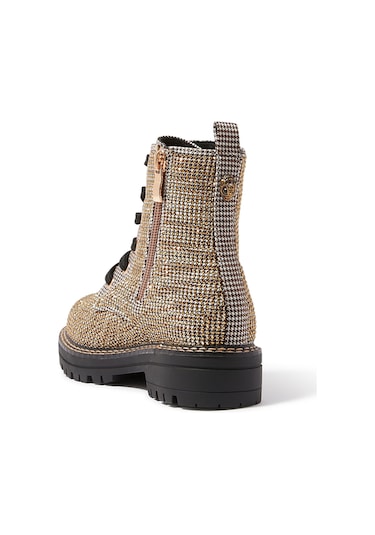 Kurt Geiger Kız Çocuk Burlington Kumaş Botlar Bej