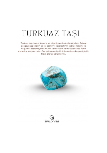 Turkuaz Doğaltaş Kolye Ve Küpe