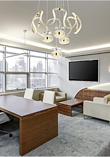 3 Renk Kademeli Ledli Avize Modern Sarkıt Kelebek Kristal Taşlı Led Avize Gold Sarı SARI