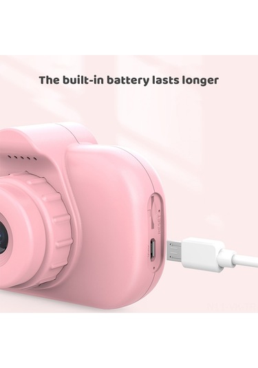 Vkemall Mavi Çocuklar Dijital Kamerası - 12mp 1080p, Ön Arka Çift Kamer, 2.0" Ips Ekran, Otomatik Odak,  İçin Dahili Pil