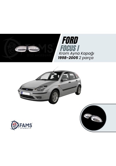 Ford Focus 1 Krom Ayna Kapağı 2 Prç. 1998-2005 P. Çelik