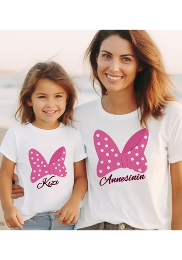 Bk Gift 2li Anne-kız Kombin Tişört Seti-3, Anneye Hediye, Anneler Günü Hediyeleri Kobitmeyencom30576 Bk Gift