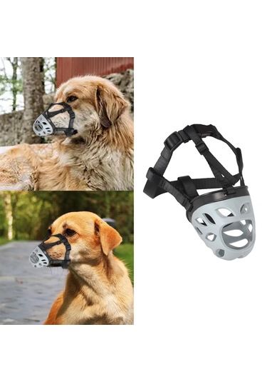 Homyl Köpek Ayarlanabilir Sapanlar Için Namlu Maske 6cmx22cm