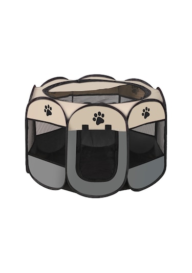 Geeroyoo Taşınabilir Katlanabilir Suya Dayanıklı Çıkarılabilir Evcil Hayvan Oynama Hücresi