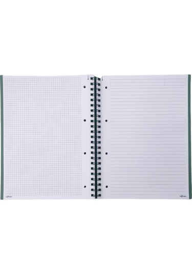 Le Color Meyveli 2+1 Kareli & Çizgili Spiralli Defter - 2 Adet