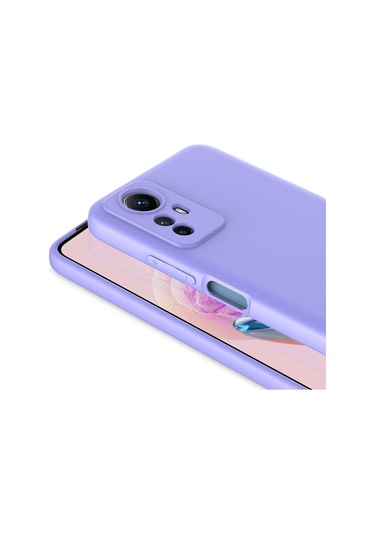 Redmi Note 12s Kılıf Tchs Mara Lansman Kapak - Lila Lila