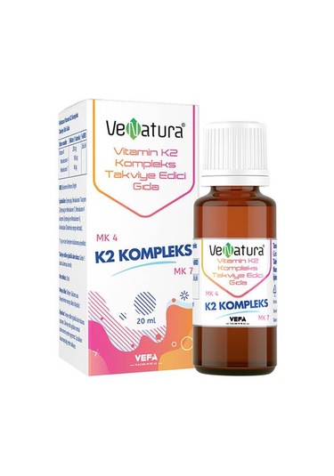 Venatura K2 Kompleks Takviye Edici Gıda 20 ML