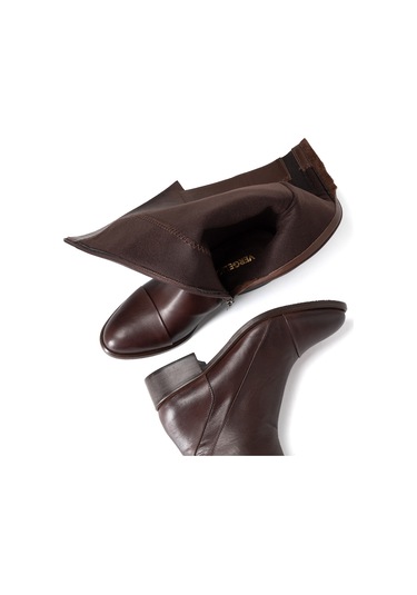 Marrone Brown Çizme Kadın 25k11099 Vergelio Skin Boot Marrone Brown