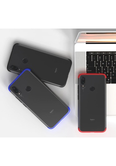 Xiaomi Redmi Note 7 Kamera Korumali Seffaf 360 Tam Koruma Kilif 396887304