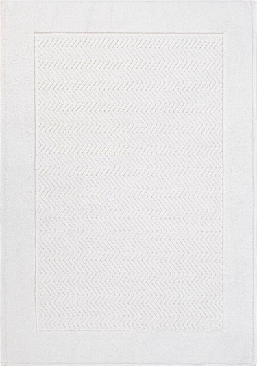 Tilos Jakarlı Ayak Havlusu Beyaz 50x80 2222 Beyaz