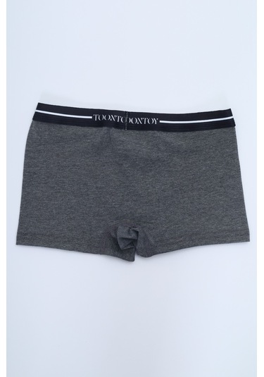 Toontoy Erkek Çocuk Yazı Baskılı 4lü Paket Boxer Çok Renkli